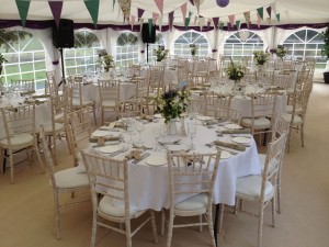 Jigsaw 96 Wedding Marquee at Ryton Village Hall