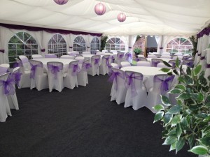 Jigsaw 72 Marquee in Walsall for a Wedding