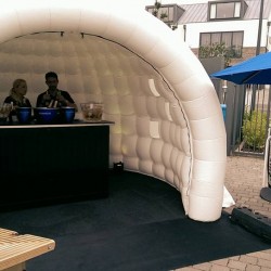 inflatable bar with staff