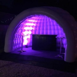 igloo portable bar in purple