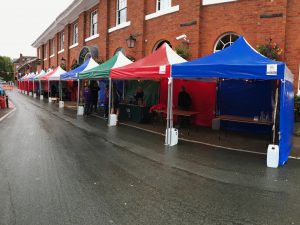 Jigsaw Gazebos at The Armoury Gin Festival in Shrewsbury