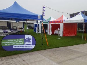 Jigsaw Gazebos at the Showman’s Show